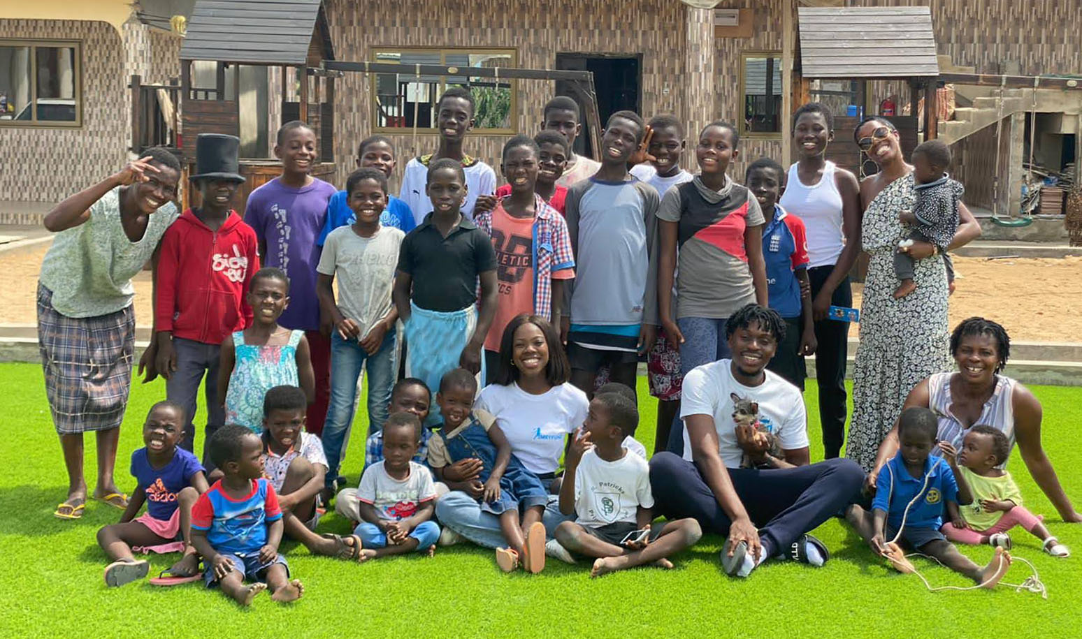 MEYFUND facilitators and children together